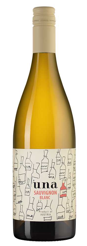 Вино UNA Sauvignon Blanc, Vereinigte Winzer Neusiedler, 2021, (140857), Австрия, Бургенланд, белое, полусухое, 0.75 л, УНА Совиньон Блан, цена 2790 рублей