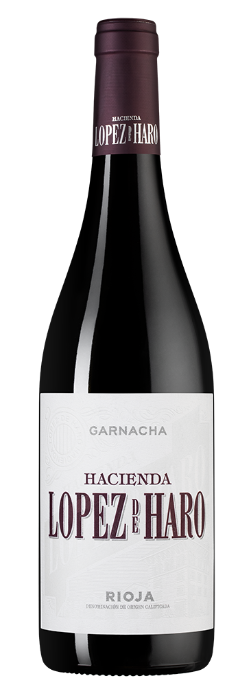Вино Hacienda Lopez de Haro Garnacha, 2021, (141168), Испания, Риоха, красное, сухое, 0.75 л, Риоха Гарнача, цена 2990 рублей
