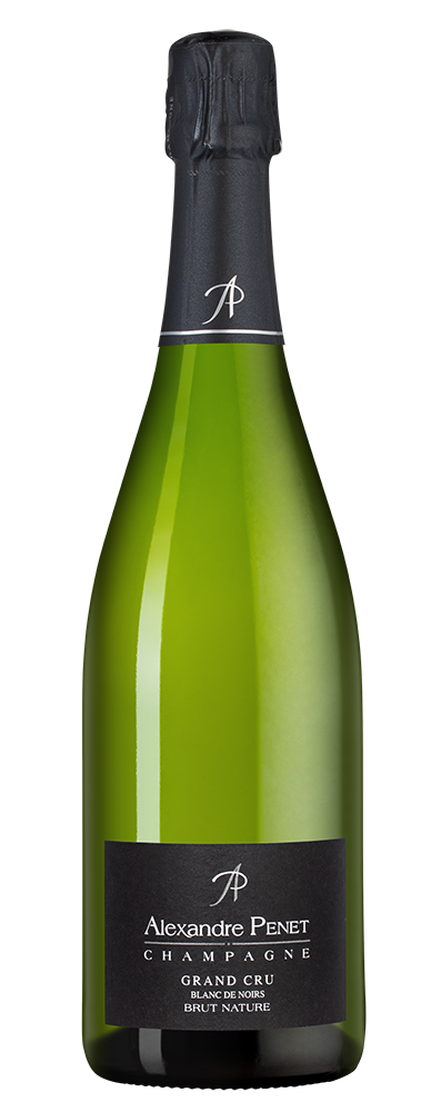 Шампанское Grand Cru Blanc de Noirs Nature, Maison Alexandre Penet, (140249), Франция, Шампань, белое, экстра брют, 0.75 л, Гран Крю Блан де Нуар Брют Натюр, цена 16490 рублей