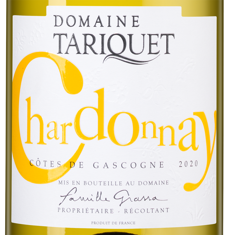 Вино Chardonnay, Domaine Tariquet, 2020, (132448), Франция, Юго-Запад, белое, сухое, 0.75 л, Шардоне, цена 3490 рублей