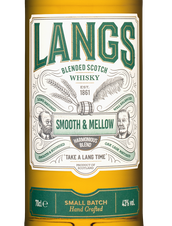 Виски Langs Smooth & Mellow в подарочной упаковке, (147027), gift box в подарочной упаковке, Купажированный, Соединенное Королевство, 0.7 л, Лэнгс Смус энд Меллоу цена 2640 рублей
