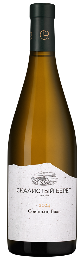 Вино Скалистый Берег. Совиньон блан. Бетон, 2024, (159634), Россия, Кубань, белое, сухое, 0.75 л, Скалистый берег. Совиньон Блан Бетон., цена 3990 рублей