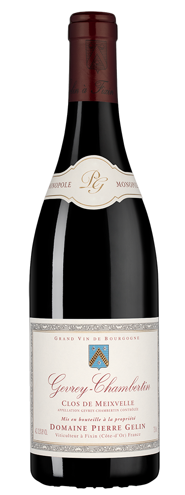 Вино Gevrey-Chambertin Clos de Meixvelle, Domaine Pierre Gelin, 2022, (159195), Франция, Бургундия, красное, сухое, 0.75 л, Жевре-Шамбертен Кло де Мевель, цена 18990 рублей