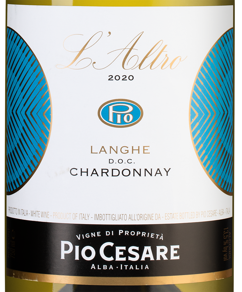 Вино L’Altro Chardonnay, Pio Cesare, 2020, (131565), Италия, Пьемонт, белое, сухое, 0.75 л, Ланге Шардоне Л'Альтро, цена 5990 рублей