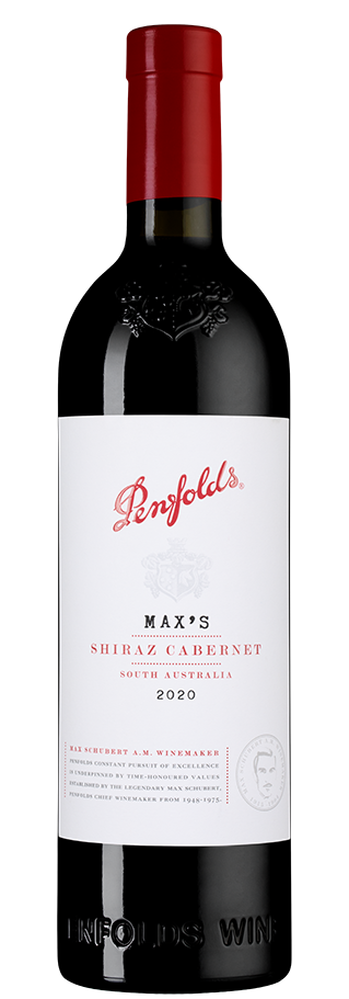 Вино Penfolds Max's Shiraz Cabernet, 2020, (149636), Австралия, Южная Австралия, красное, сухое, 0.75 л, Пенфолдс Максиз Шираз Каберне, цена 4990 рублей
