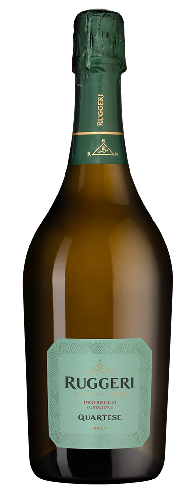 Игристое вино Prosecco Superiore Valdobbiadene Quartese Brut, Ruggeri, (156615), Италия, Венето, белое, брют, 0.75 л, Просекко Супериоре Вальдоббьядене Куартезе Брют, цена 2872 рублей