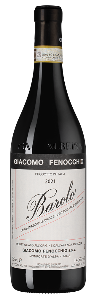Вино Barolo, Giacomo Fenocchio, 2021, (155741), Италия, Пьемонт, красное, сухое, 0.75 л, Бароло, цена 12990 рублей