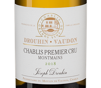 Бургундские вина Chablis Premier Cru Montmains