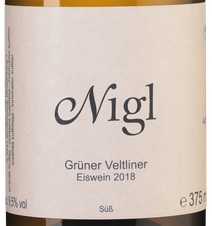 Вино Gruner Veltliner Eiswein, (133754), белое сладкое, 2018 г., 0.375 л, Грюнер Вельтлинер Айсвайн цена 7490 рублей