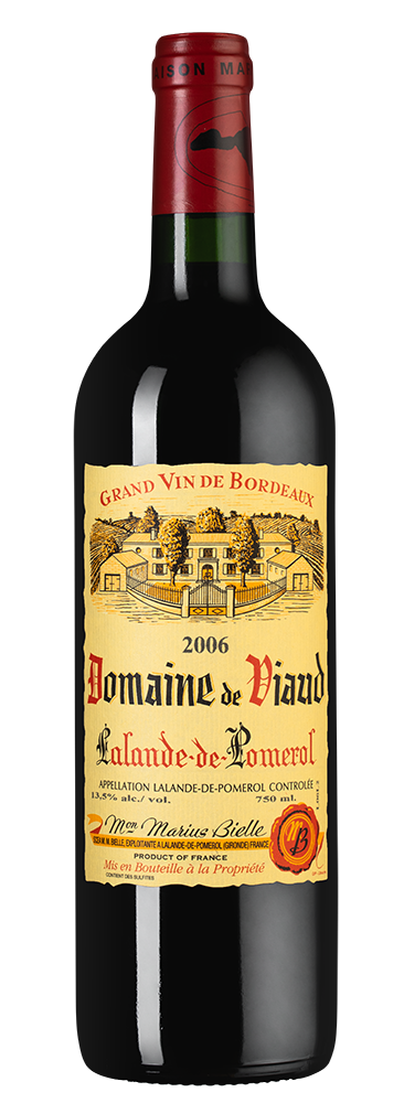 Вино Domaine de Viaud, 2006, (157657), Франция, Бордо, красное, сухое, 0.75 л, Домен де Вио, цена 8290 рублей