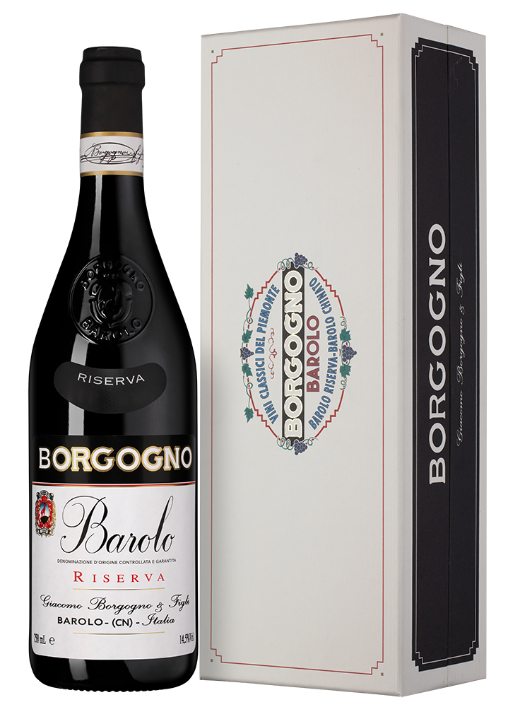 Вино Barolo Riserva в подарочной упаковке, Borgogno, 2012, (145458), Италия, Пьемонт, красное, сухое, 0.75 л, Бароло Ризерва, цена 72490 рублей