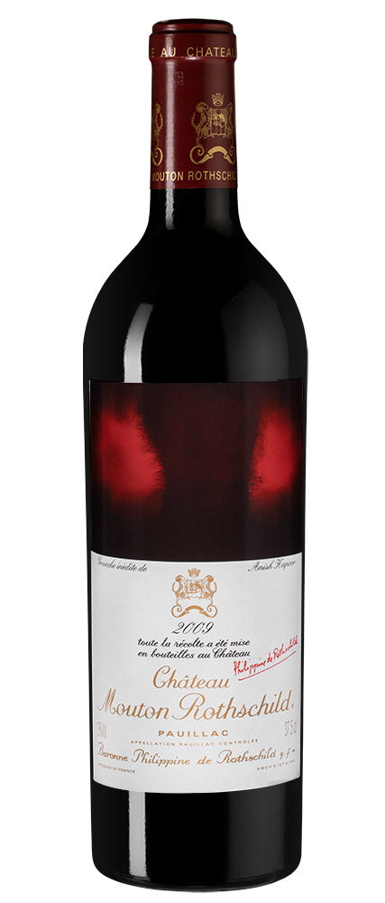 Вино Chateau Mouton Rothschild (Pauillac), 2009, (156816), Франция, Бордо, красное, сухое, 0.75 л, Шато Мутон Ротшильд, цена 339990 рублей