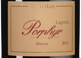 Вино Porphyr Lagrein Riserva, (122189), красное сухое, 2017 г., 0.75 л, Порфир Лагрейн Ризерва цена 14990 рублей
