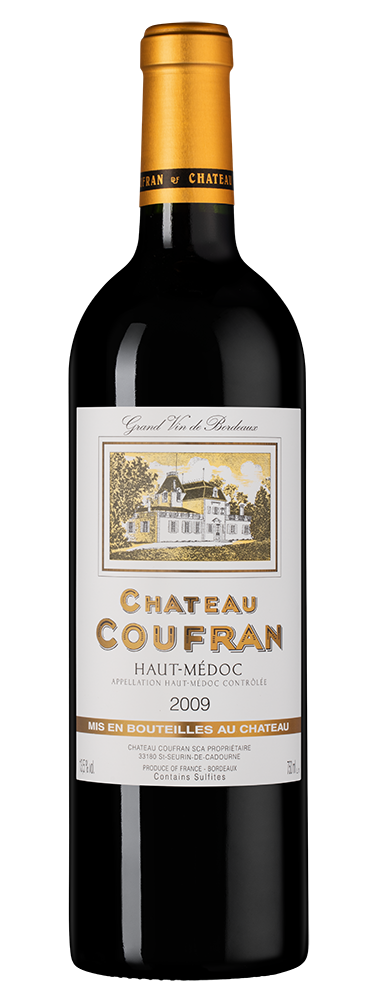 Вино Chateau Coufran (Haut-Medoc), 2009, (142236), Франция, Бордо, красное, сухое, 0.75 л, Шато Куфран, цена 7290 рублей