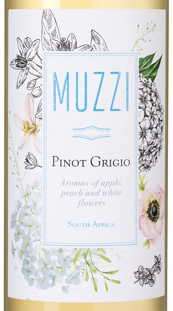 Вино Pinot Grigio Muzzi, Origin Wine Stellenbosch, 2024, (150849), Южная Африка, Стелленбош, белое, сухое, 0.75 л, Муцци Пино Гриджио, цена 1440 рублей