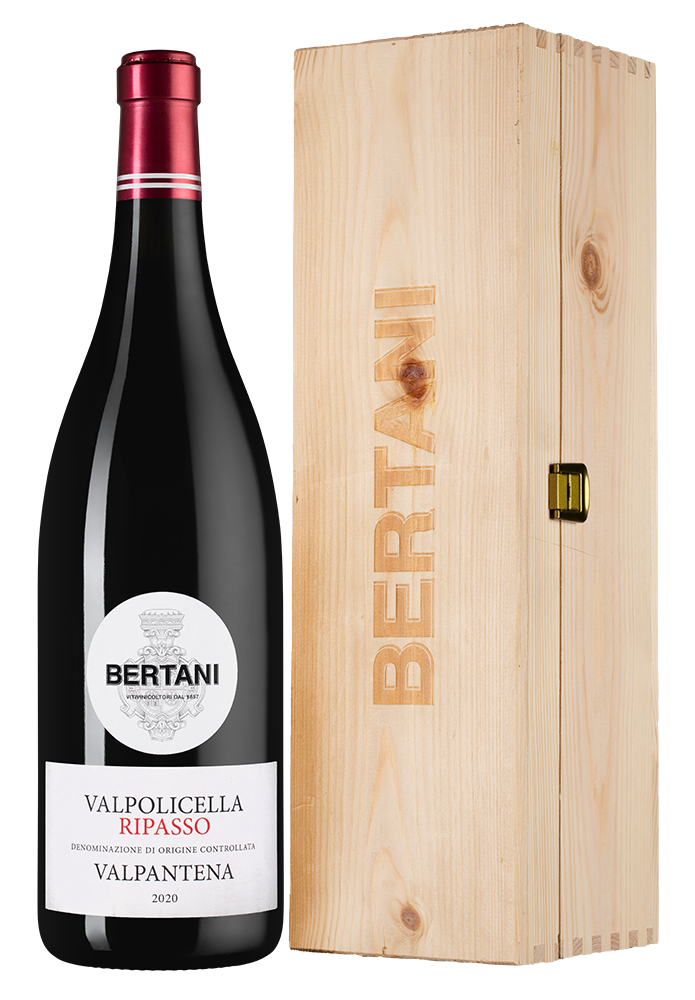 Вино Valpolicella Ripasso Valpantena в подарочной упаковке, Bertani, 2020, 1.5л, (146219), Италия, Венето, красное, полусухое, 1.5 л, Вальполичелла Рипассо Вальпантена, цена 12990 рублей