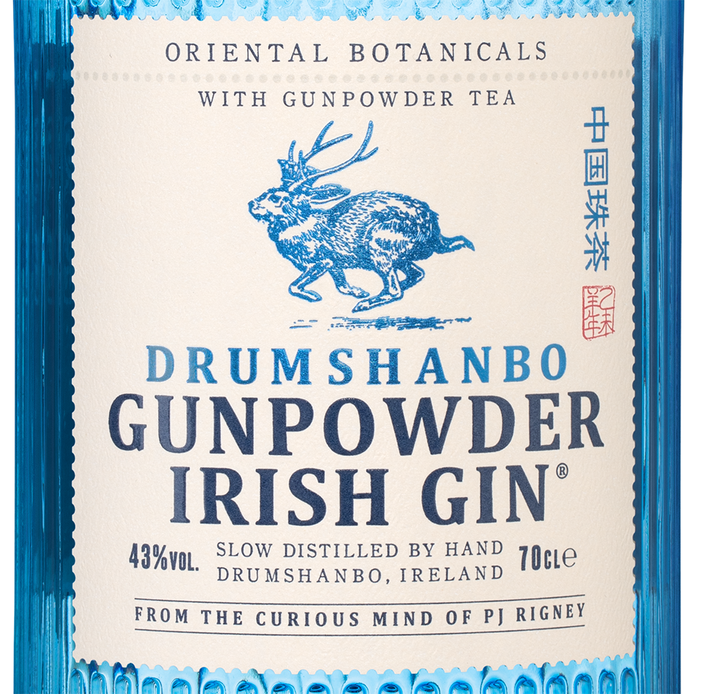 Джин Drumshanbo Gunpowder Irish Gin, (126875), Ирландия, 0.7 л, Драмшанбо Ганпаудер Айриш Джин, цена 6990 рублей