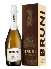 Игристое вино Bruni Prosecco Extra Dry в подарочной упаковке, (152453), gift box в подарочной упаковке, белое брют, 0.75 л, Просекко Экстра Драй цена 2290 рублей