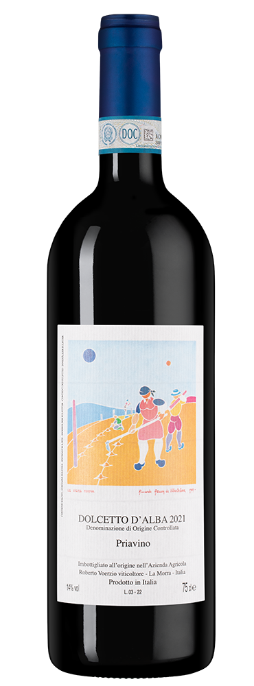 Вино Dolcetto d'Alba Priavino, Roberto Voerzio, 2021, (137802), Италия, Пьемонт, красное, сухое, 0.75 л, Дольчетто д'Альба Приавино, цена 8990 рублей