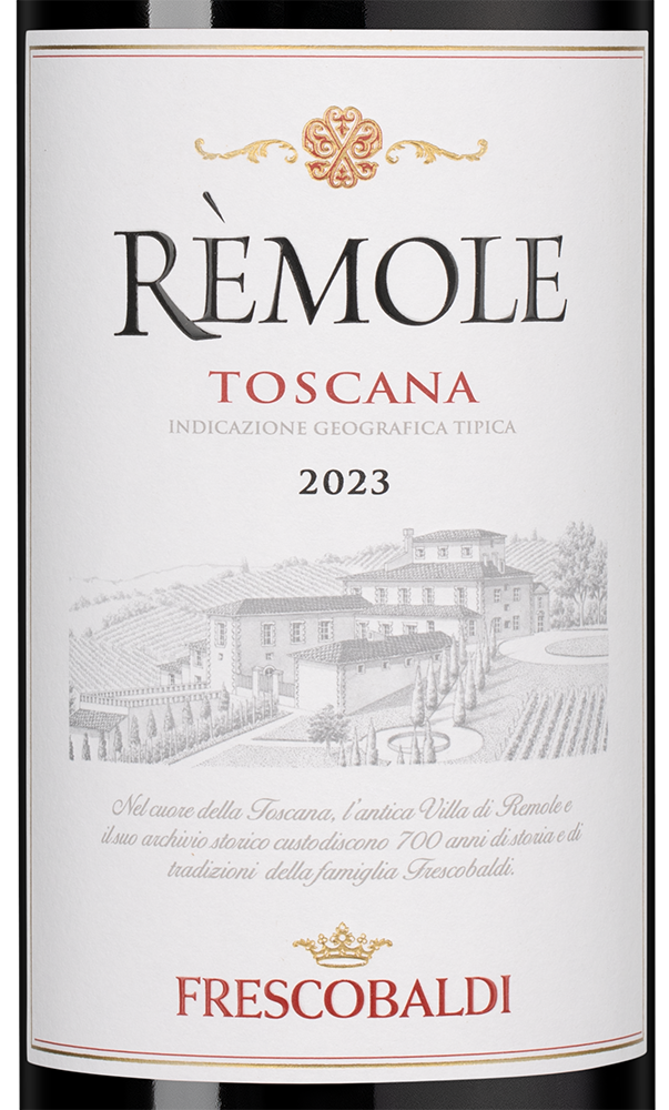 Вино Remole Rosso, Frescobaldi, 2023, (150385), Италия, Тоскана, красное, полусухое, 0.75 л, Ремоле Россо, цена 1590 рублей