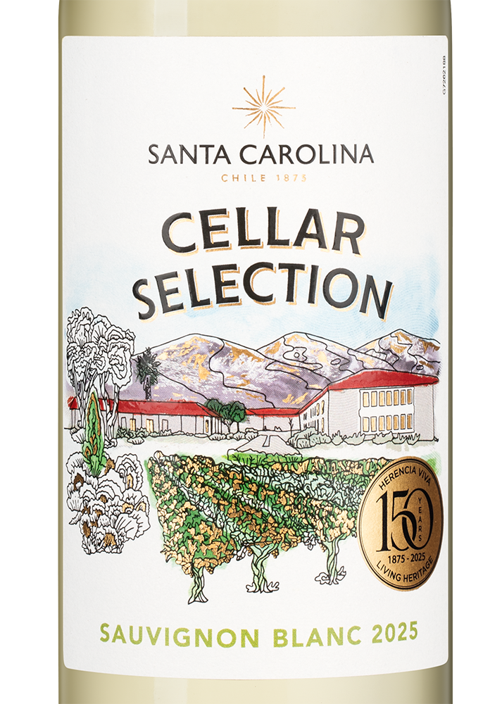 Вино Cellar Selection Sauvignon Blanc, Santa Carolina, 2025, (157463), Чили, Центральная Долина, белое, сухое, 0.75 л, Селлар Селекшн Совиньон Блан, цена 990 рублей
