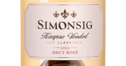 Игристое вино Kaapse Vonkel Brut Rose в подарочной упаковке, (147858), розовое брют, 2022, 0.75 л, Каапс Вонкель Брют Розе цена 3690 рублей