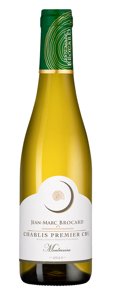 Вино Chablis Premier Cru Montmains, Jean-Marc Brocard (Domaine Sainte-Claire), 2023, 0.375л, (158315), Франция, Бургундия, белое, сухое, 0.375 л, Шабли Премье Крю Монмэн, цена 5290 рублей