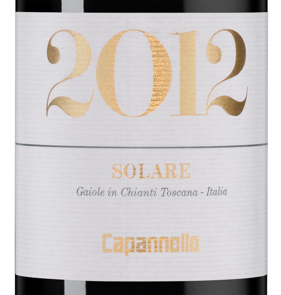 Вино Solare, Capannelle, 2012, 0.375л, (142913), Италия, Тоскана, красное, сухое, 0.375 л, Соларе, цена 6990 рублей