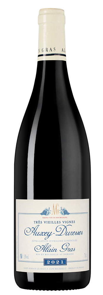 Вино Auxey-Duresses Tres Vieilles Vignes, Domaine Alain Gras, 2021, (141757), Франция, Бургундия, красное, сухое, 0.75 л, Оссе-Дюресс Тре Вьей Винь, цена 12990 рублей