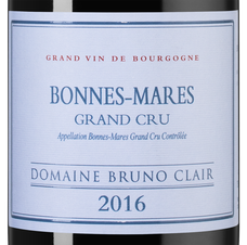 Вино Bonnes-Mares Grand Cru, (126948), красное сухое, 2016 г., 0.75 л, Бон-Мар Гран Крю цена 89990 рублей