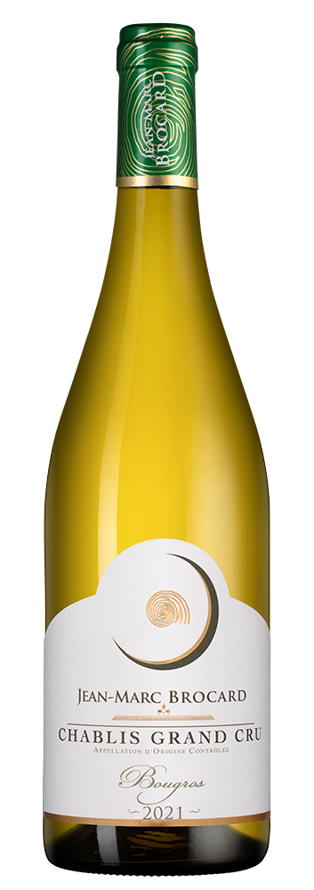 Вино Chablis Grand Cru Bougros, Jean-Marc Brocard (Domaine Sainte-Claire), 2021, (143776), Франция, Бургундия, белое, сухое, 0.75 л, Шабли Гран Крю Бугро, цена 22490 рублей
