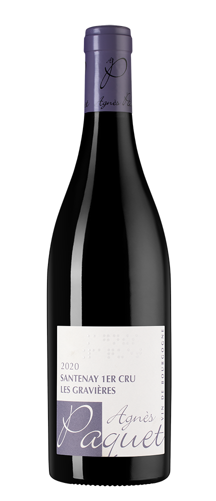 Вино Santenay Premier Cru Les Gravieres, Domaine Agnes Paquet, 2020, (140008), Франция, Бургундия, красное, сухое, 0.75 л, Сантне Премье Крю Ле Гравьер, цена 14990 рублей