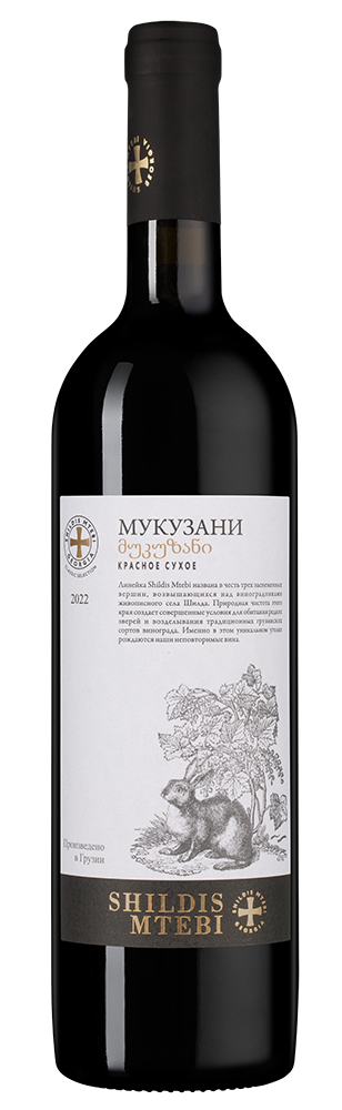Вино Mukuzani Shildis Mtebi, 2022, (146403), Грузия, Кахетия, красное, сухое, 0.75 л, Мукузани Шилдис Мтеби, цена 1490 рублей