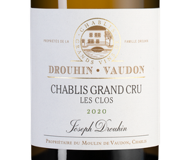 Вино Chablis Grand Cru Les Clos, (139496), белое сухое, 2020 г., 0.75 л, Шабли Гран Крю Ле Кло цена 28490 рублей