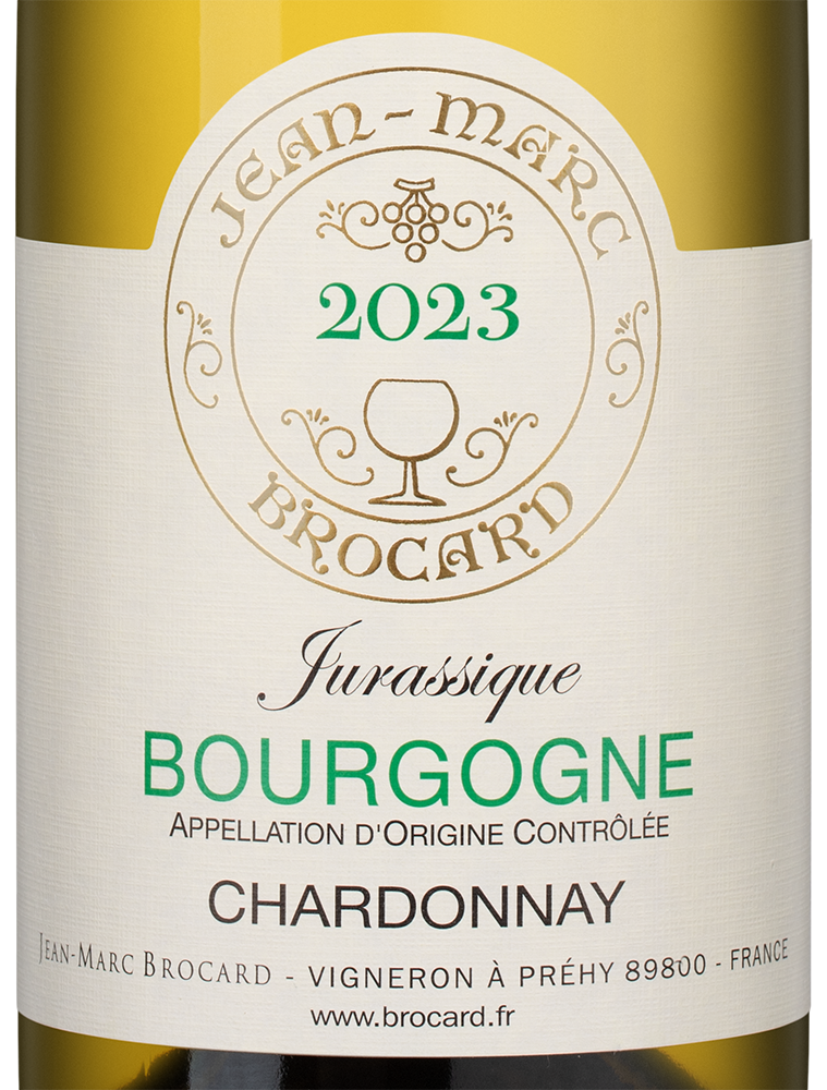 Вино Bourgogne Jurassique, Jean-Marc Brocard (Domaine Sainte-Claire), 2023, (157594), Франция, Бургундия, белое, сухое, 0.75 л, Бургонь Шардоне Жюрассик, цена 4490 рублей