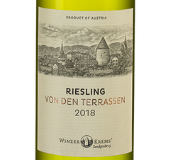 Вино Riesling Von den Terrassen, (116350), белое полусухое, 2018 г., 0.75 л, Рислинг Фон ден Террассен цена 2490 рублей