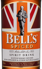 Виски Bell's Spiced, (139770), Купажированный, Шотландия, 0.7 л, Бэллс Пряный цена 1440 рублей