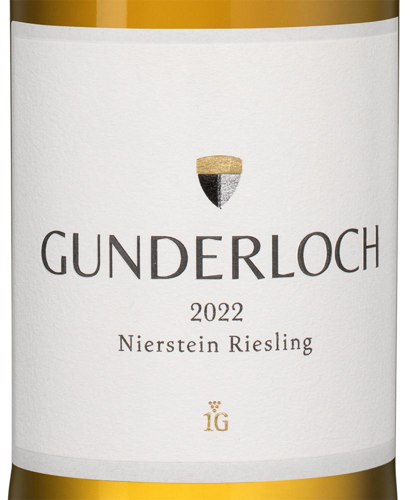 Вино Nierstein Riesling, Gunderloch, 2022, (145106), Германия, Рейнгессен, белое, сухое, 0.75 л, Рислинг Нирштайн, цена 6990 рублей