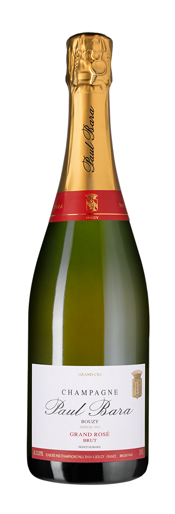 Шампанское Grand Rose Grand Cru Bouzy Brut, Paul Bara, (156917), Франция, Шампань, розовое, брют, 0.75 л, Гран Розе Гран Крю Бузи Брют, цена 14990 рублей