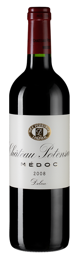 Вино Chateau Potensac (Medoc), 2008, (151783), Франция, Бордо, красное, сухое, 0.75 л, Шато Потансак, цена 10990 рублей
