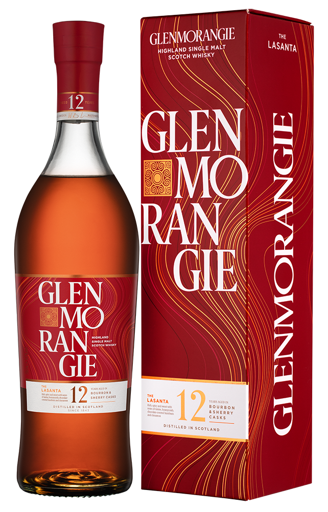 Виски Glenmorangie The Lasanta в подарочной упаковке, (147035), Шотландия, Хайленд, 0.7 л, Гленморанджи Ласанта, цена 6690 рублей