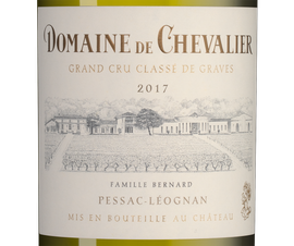 Вино Domaine de Chevalier Blanc, (149218), белое сухое, 2017, 0.75 л, Домен де Шевалье Блан цена 31490 рублей