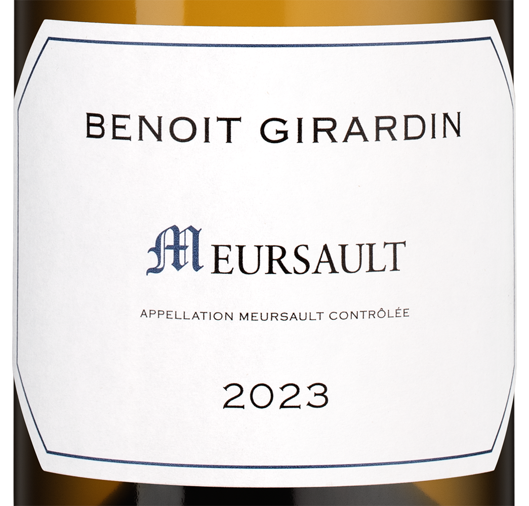 Вино Meursault, Benoit Girardin, 2023, (158103), Франция, Бургундия, белое, сухое, 0.75 л, Мерсо, цена 24990 рублей