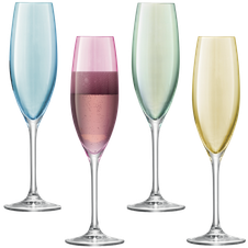 Наборы из 4 бокалов Polka Champagne Flute Pastel Assorted Set of 4 pcs, (93352),  цена 5760 рублей