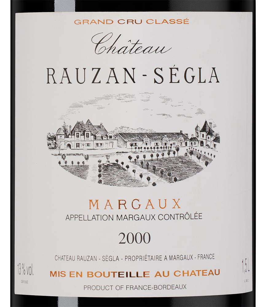 Вино Chateau Rauzan-Segla, 2000, 1.5л, (142539), Франция, Бордо, красное, сухое, 1.5 л, Шато Розан-Сегла, цена 134990 рублей