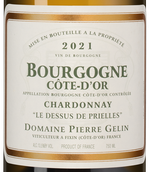 Вино с гармоничной кислотностью Bourgogne Chardonnay Cote d`Or Le Dessus de Prielles