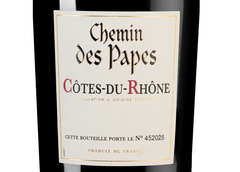 Красное вино из Франции Chemin des Papes Cotes-du-Rhone Rouge