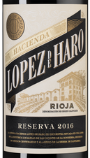 Вино Hacienda Lopez de Haro Reserva, (137306), красное сухое, 2016 г., 0.75 л, Асьенда Лопес де Аро Ресерва цена 2490 рублей