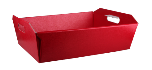 Подарочные коробки Подарочная коробка Cesto Pelle Rosso, (87619), Италия, Коробка CESTO 