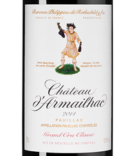 Вино Chateau d'Armailhac, (121471), красное сухое, 2014 г., 0.75 л, Шато д'Армайяк цена 16190 рублей